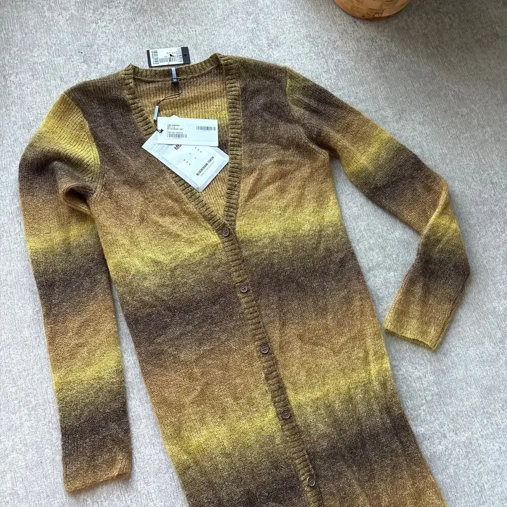 NWT Alexander McQueen Dégradé Open-Knit Cardigan Dress - Picture 2 of 12